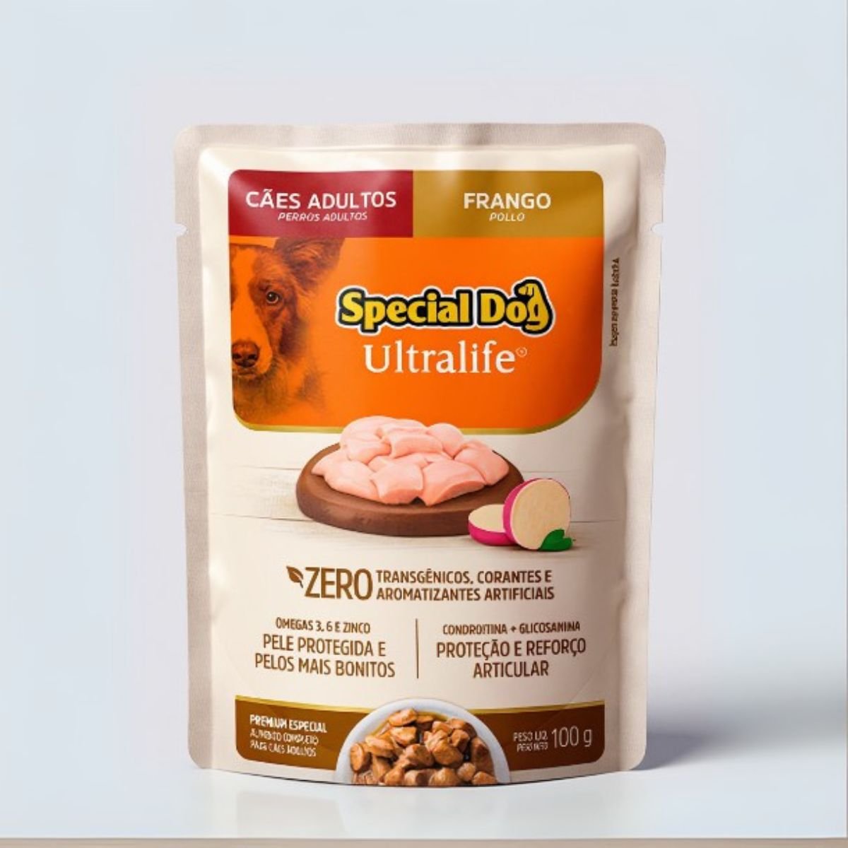 Ração Úmida Special Dog Ultralife Sachê Cães Adultos Sabor Frango 100g-Imagem 2