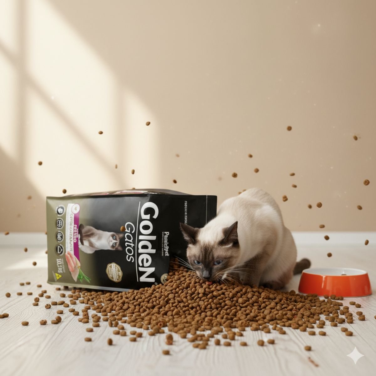 Ração Golden Gatos Adultos Castrados Sabor Frango – 10,1kg-Imagem 4