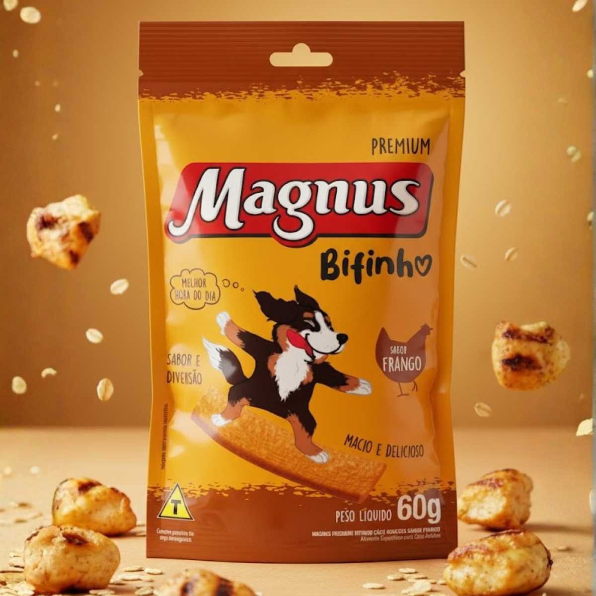 Bifinho Magnus Mastigáveis Para Cães Adultos - Frango 60g