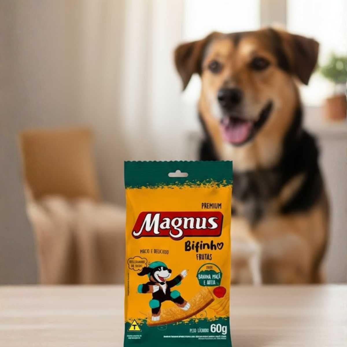 Magnus Bifinho Premium Frutas – Banana, Maçã e Aveia (60g)