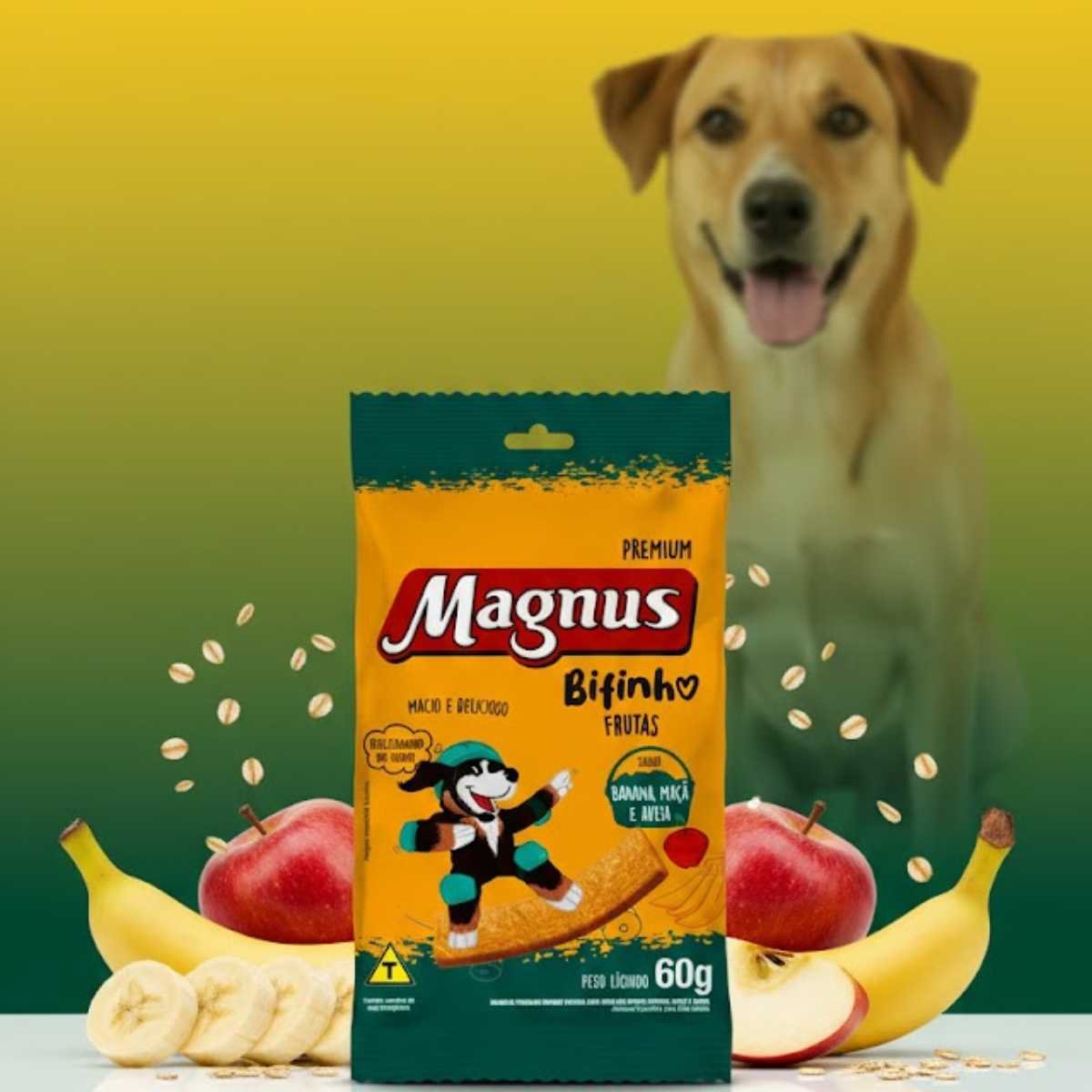 Magnus Bifinho Premium Frutas – Banana, Maçã e Aveia (60g)-Imagem 3