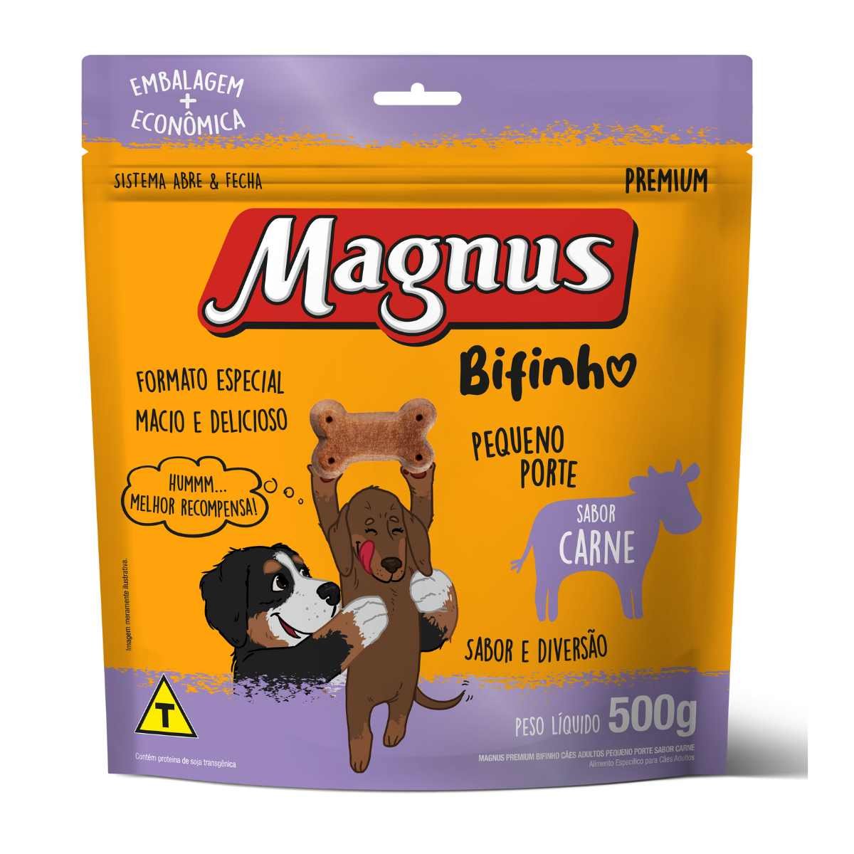 Bifinhos Magnus Cães Pequeno Porte Sabor Carne (500g)-Imagem 2