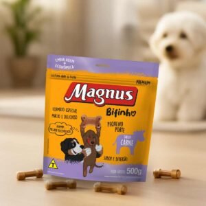 Bifinhos Magnus Cães Pequeno Porte Sabor Carne (500g)