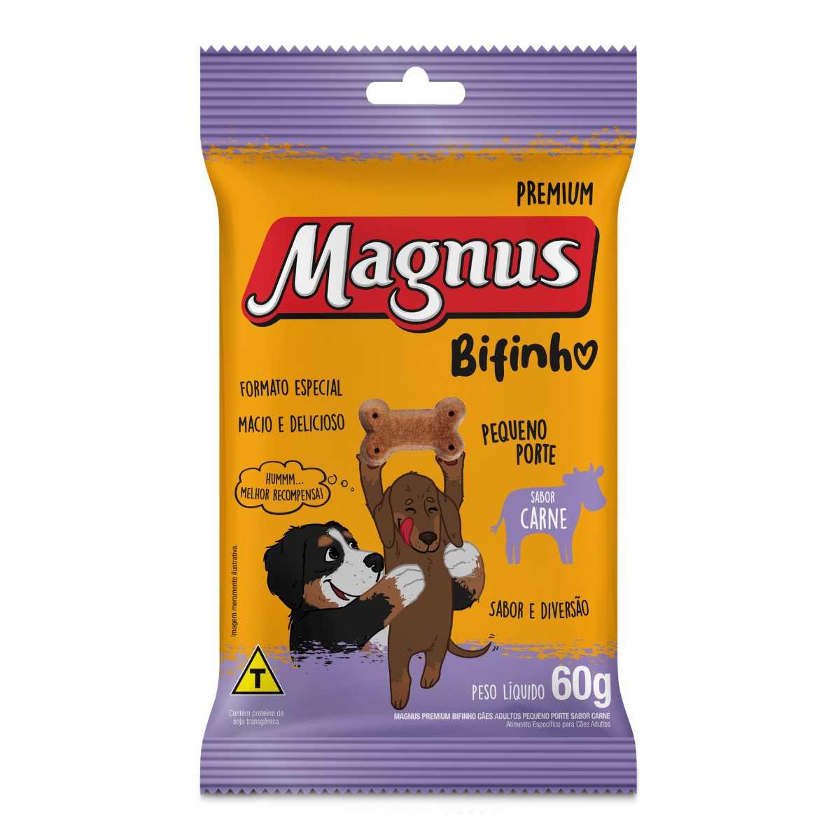 Bifinhos Magnus Cães Pequeno Porte Sabor Carne (60g)-Imagem 2