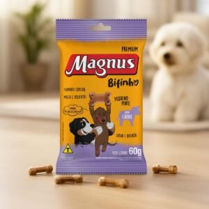 Bifinhos Magnus Cães Pequeno Porte Sabor Carne (60g)