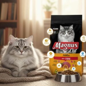 Ração Magnus Cat Premium Gatos Adultos Carne 1kg